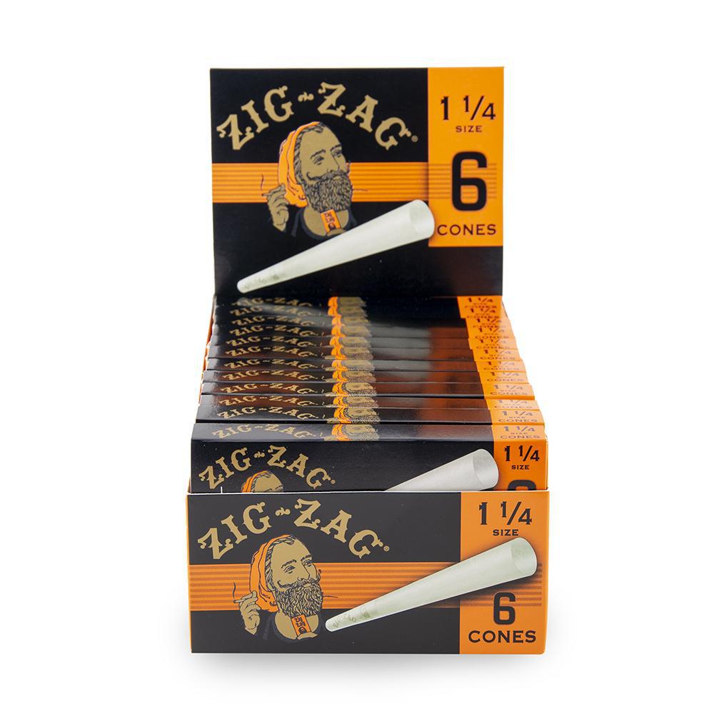  ZIG-ZAG Ultra Thin Pre Rolled Paper Cones 1 1/4 Size