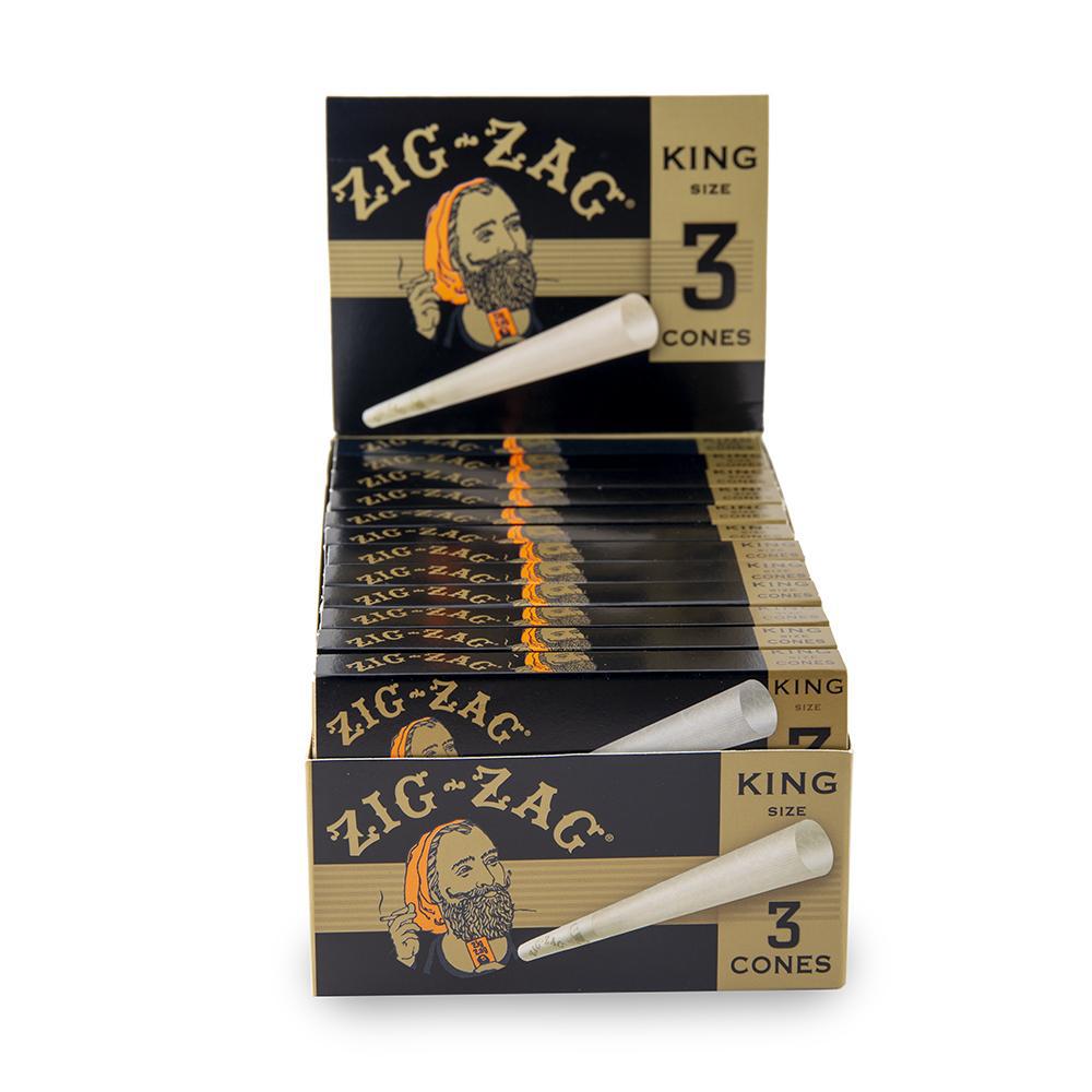 Zig Zag Cones King Size - 3pk - 24ct