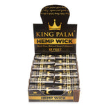 King Palm 17ft Hemp Wick Roll POP Display – 12ct
