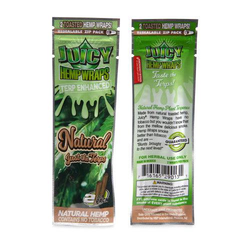 Juicy Jays Terp Enhanced Hemp Wraps 2pk Pouch 25ct POP Display