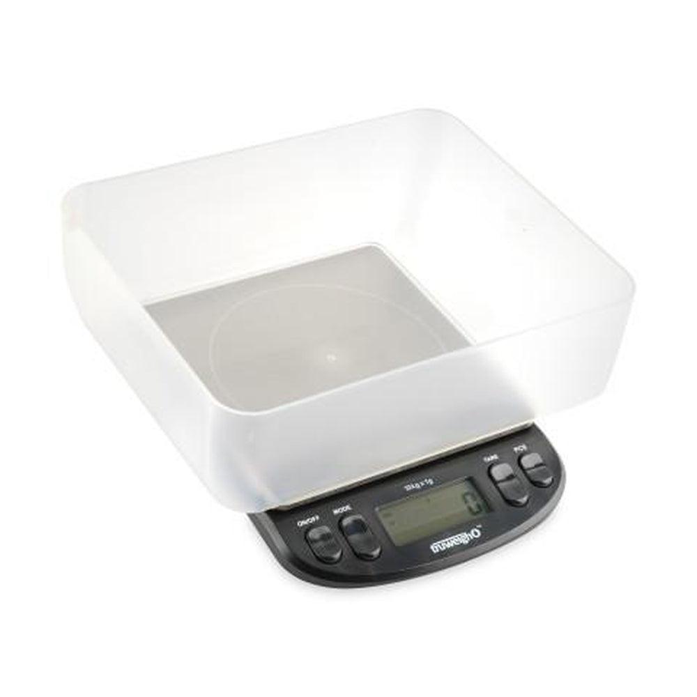 Truweigh Intrepid Series Black Compact Bench Scale with Bowl