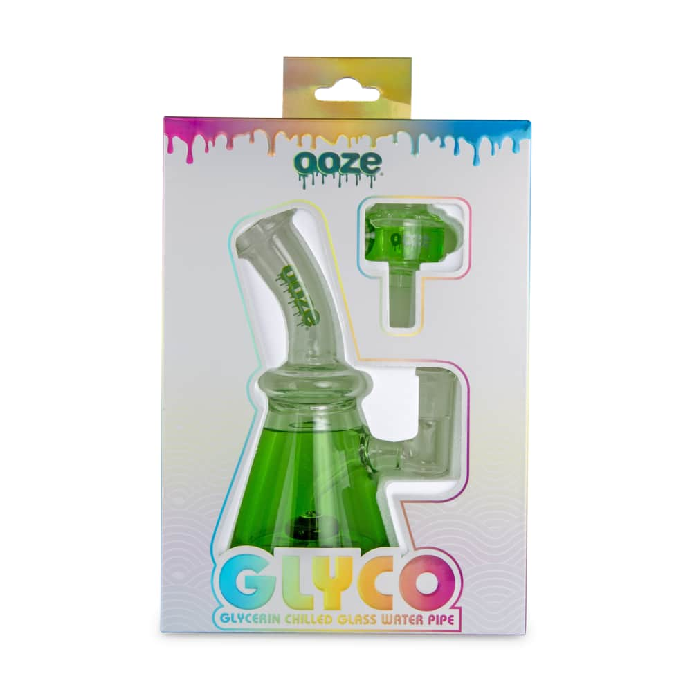 Ooze Glyco Bong Glycerin Chilled Glass Water Pipe