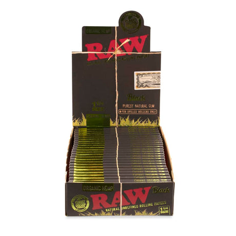 Raw Organic BLACK 1 1/4 - 24ct