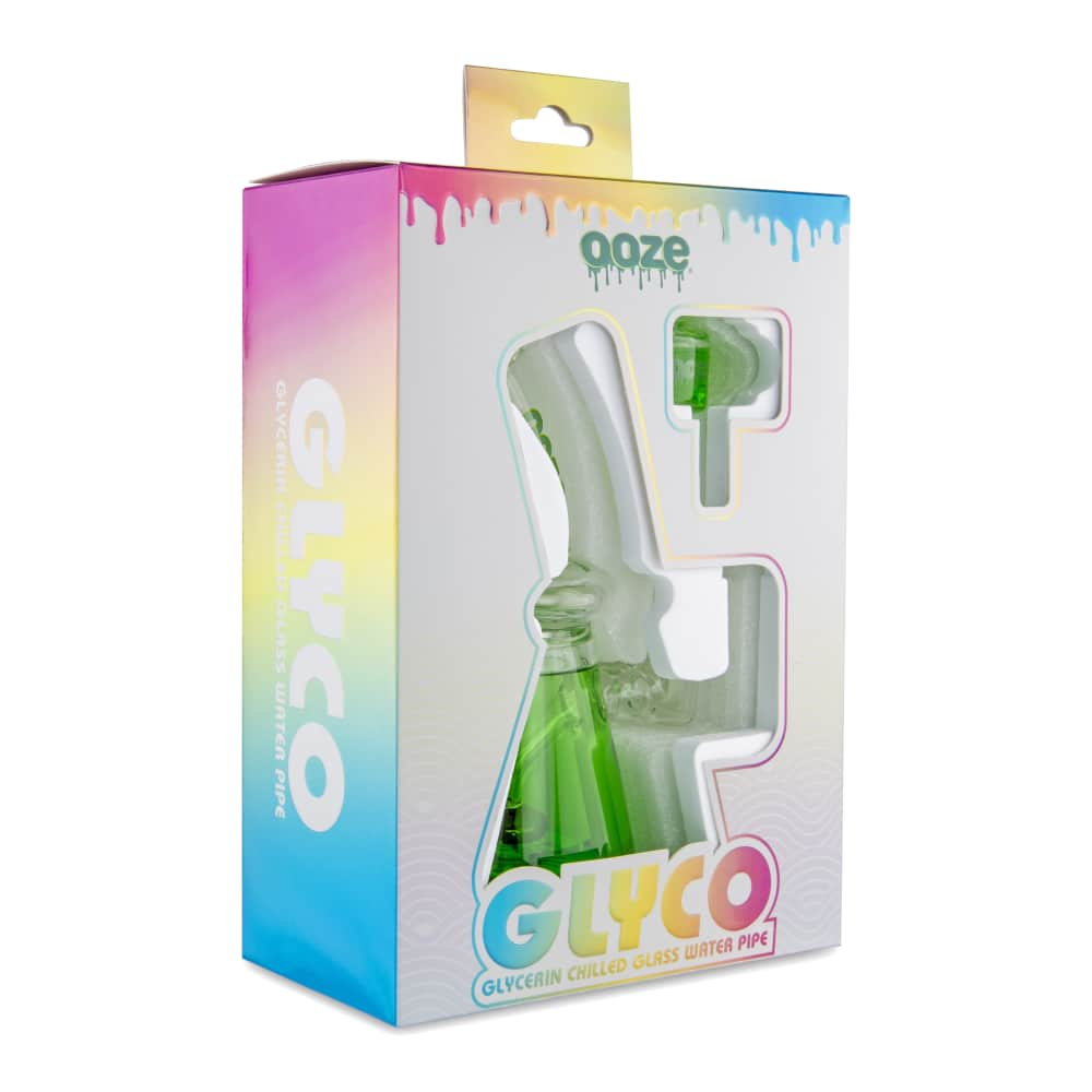 Ooze Glyco Bong Glycerin Chilled Glass Water Pipe