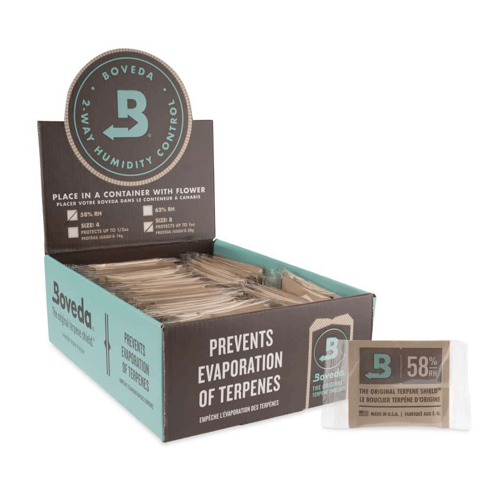 Boveda RH Size 8 Humidity Control Packs Bulk Box - 100ct