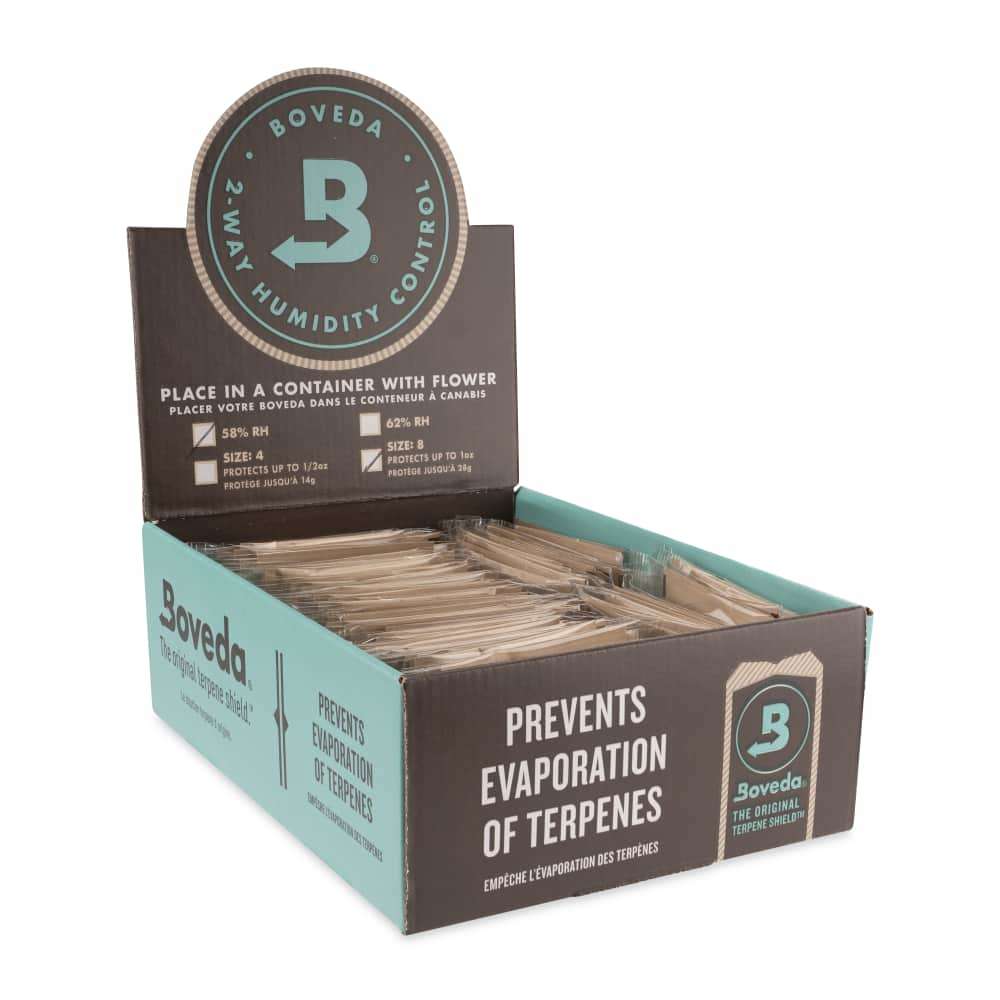 Boveda RH Size 8 Humidity Control Packs Bulk Box - 100ct