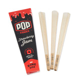 Pop Cones King Size 3pk Pre-Rolled Cones with Flavor Tip 24ct Display