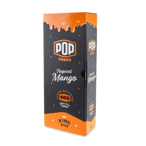 Pop Cones King Size Pre-Rolled Cones with Flavor Tip 400ct Bulk