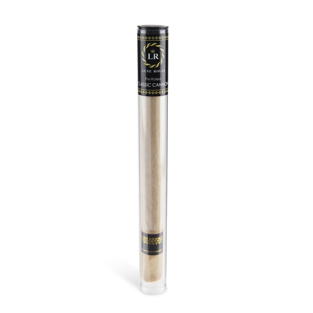 Luxe Rolls Pre-Rolled Cones 50ct Display – Cannon with Wood Tip