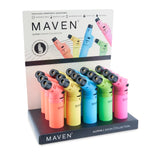 Maven Alpha Butane Torch Lighter 15ct Display – Assorted Neon