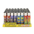 Clipper Lighter Display - 48ct - Hippie