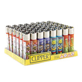 Clipper Lighter Display - 48ct - Hippie