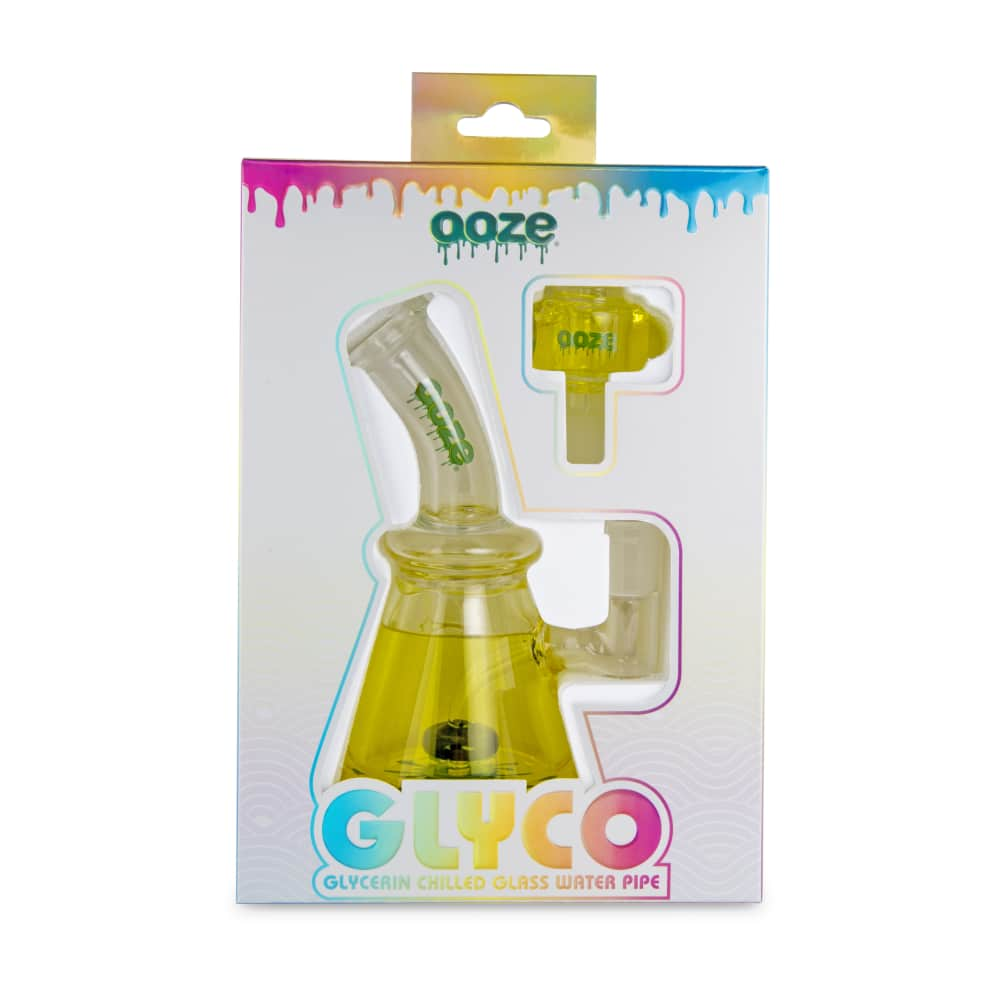 Ooze Glyco Bong Glycerin Chilled Glass Water Pipe