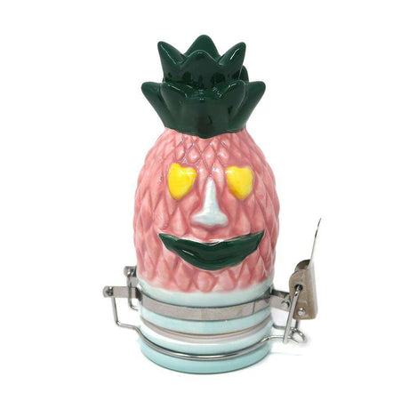 Contained Art Ceramic Jar - 100ml - Pineapple Face