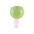 Custom Glass 14mm Green Slyme Honeycomb Flower Bowl
