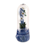 Custom Glass 5 Flower Implosion Steamroller Hand Pipe