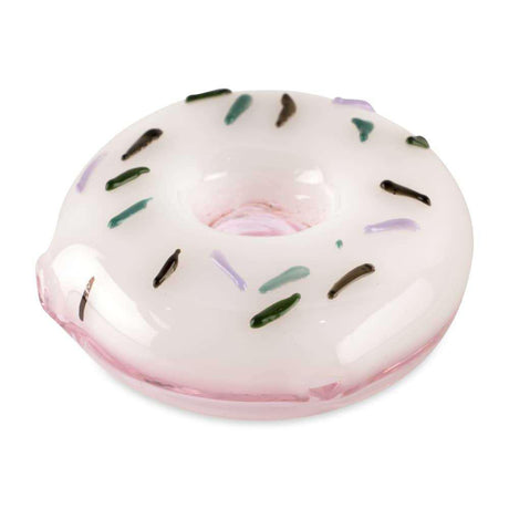 Custom Glass 5 Pink Donut Hand Pipe