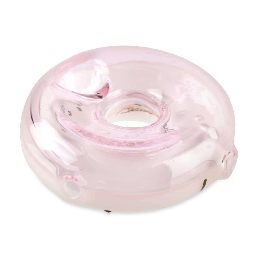 Custom Glass 5 Pink Donut Hand Pipe