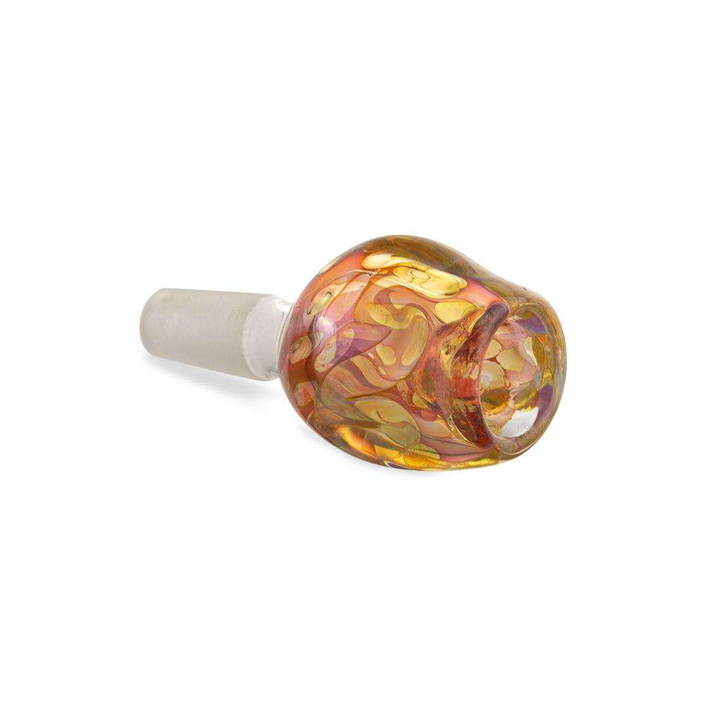 Custom Glass Bowl - 14mm - Gold Fumed