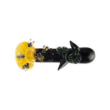 Custom Glass Hand Pipe - 5" - Beehive