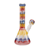 Custom Glass Water Pipe - 10" - Tie Dye