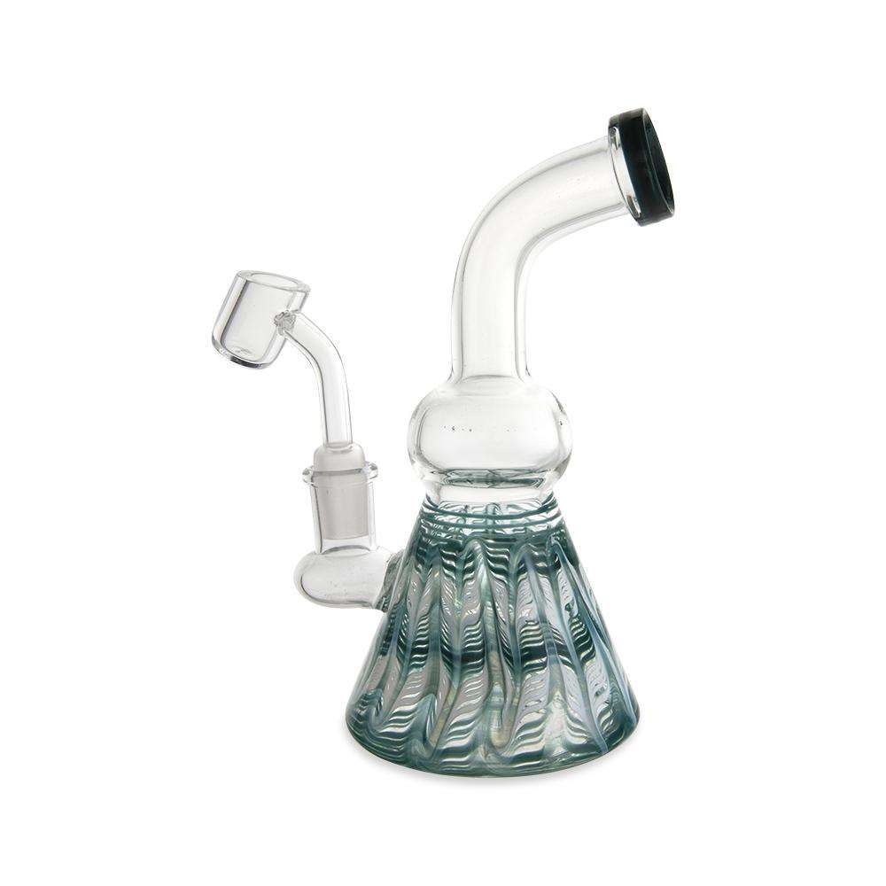 Custom Glass Water Pipe - 6" - Rake