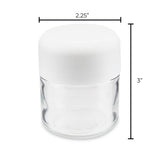 3oz Child Resistant Glass Jar and Cap 160ct Bulk