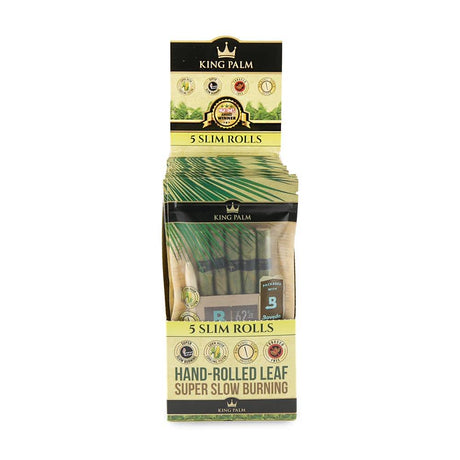 King Palm Slim Size Natural Pre-Rolled 5pk Leaf Tubes - 15ct