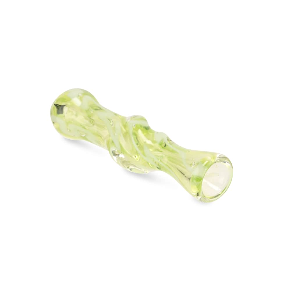 Custom Glass 3" Green Lime Slyme One Hitter Pipe