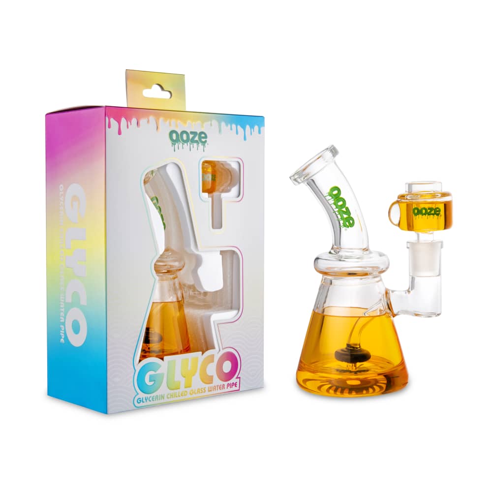 Ooze Glyco Bong Glycerin Chilled Glass Water Pipe