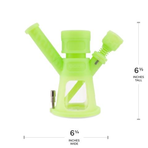 Ooze Hyborg Silicone Glass 4-in-1 Hybrid Water Pipe and Nectar Collector