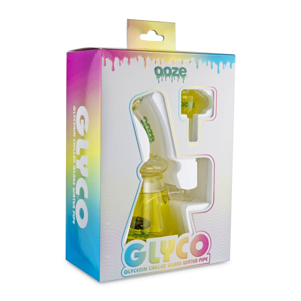 Ooze Glyco Bong Glycerin Chilled Glass Water Pipe