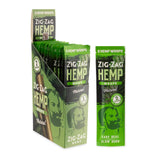 Zig Zag 2pk Natural Hemp Wrap Display – 25ct