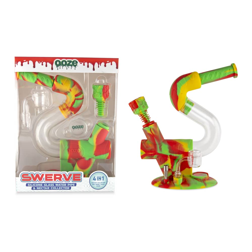 Ooze Swerve Silicone Water Pipe