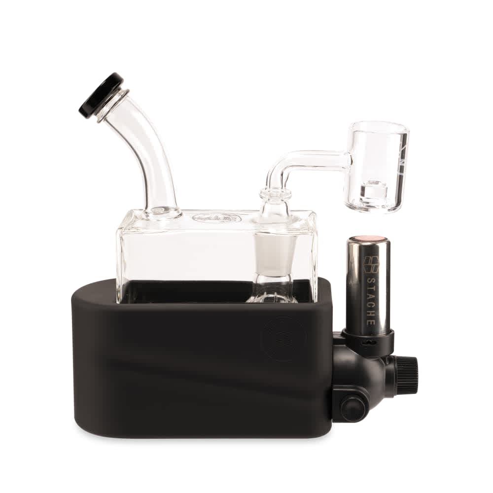 Stache Rio Rig-in-One Dab Rig Kit with Butane Torch - Matte