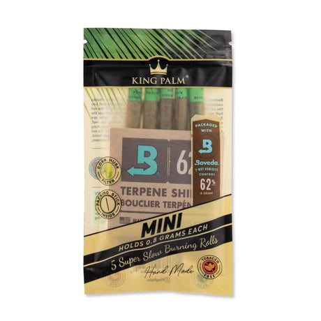 King Palm Mini Size Natural Pre-Rolled 5pk Leaf Tubes - 15ct