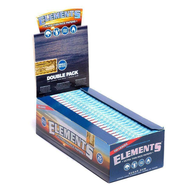 Elements Ultra Thin Single Wide Double Pack - 25ct