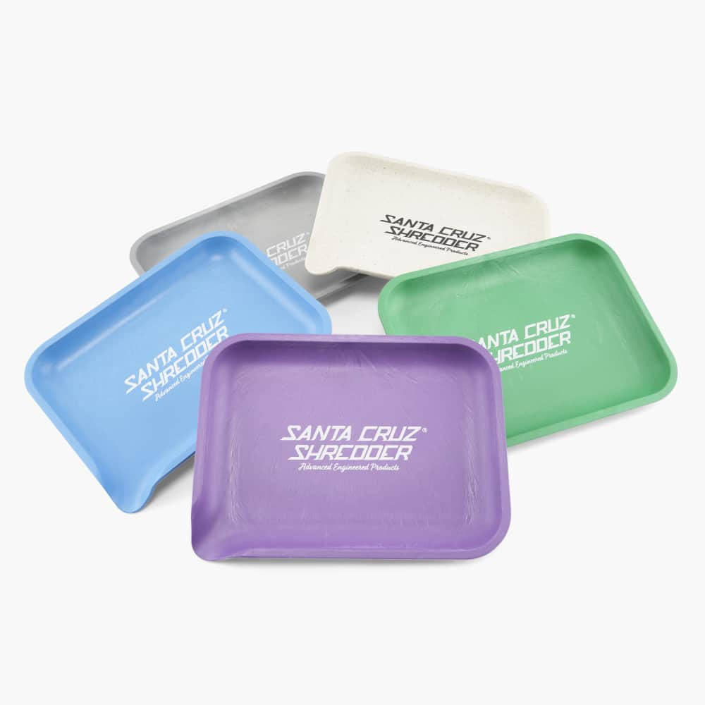 Santa Cruz Shredder Small Hemp Trays in Assorted Colors – 16ct POP Display