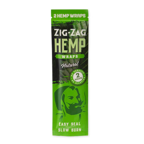 Zig Zag 2pk Natural Hemp Wrap Display – 25ct
