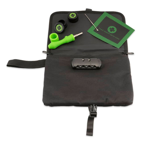 Happy Pouch Dab by Happy Kit All-in-One Smell Proof Travel Kit for Concentrates