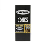 Futurola Cones - 1 1/4 - Dutch Brown - Printed Tip - 900ct