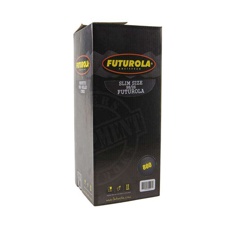 Futurola Cones - 98mm - Classic White - Non-Printed Tip - 800ct