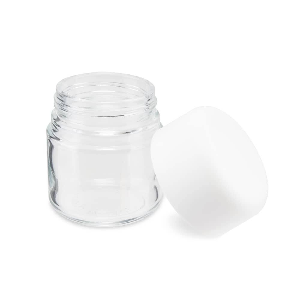 3oz Child Resistant Glass Jar and Cap 160ct Bulk