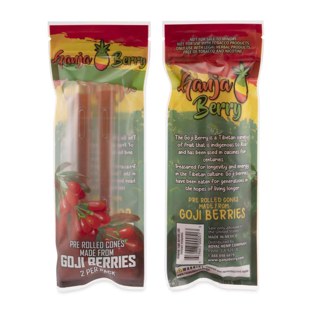 Ganja Berry Pre-Rolled Goji Berry 2pk Cones  24ct