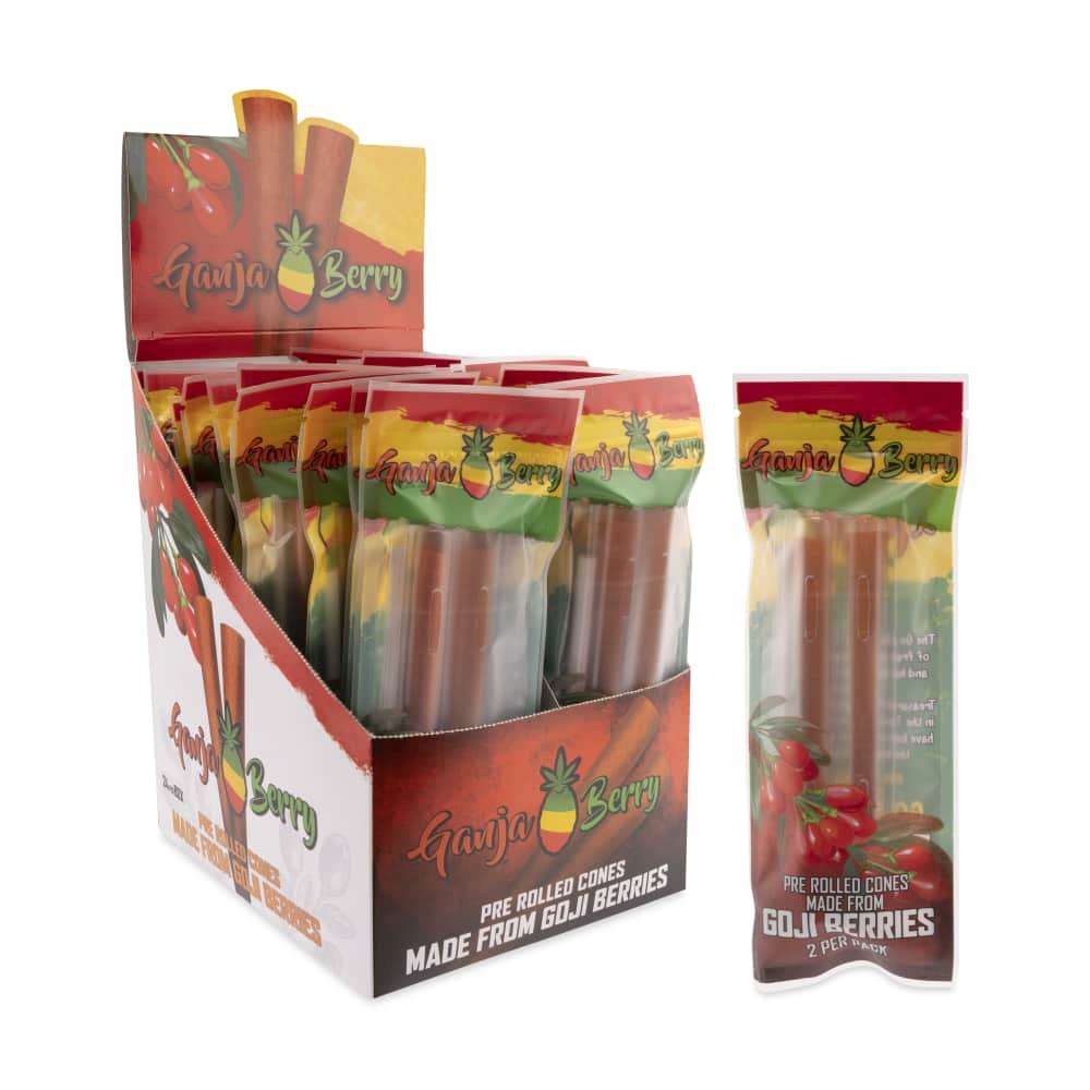 Ganja Berry Pre-Rolled Goji Berry 2pk Cones  24ct