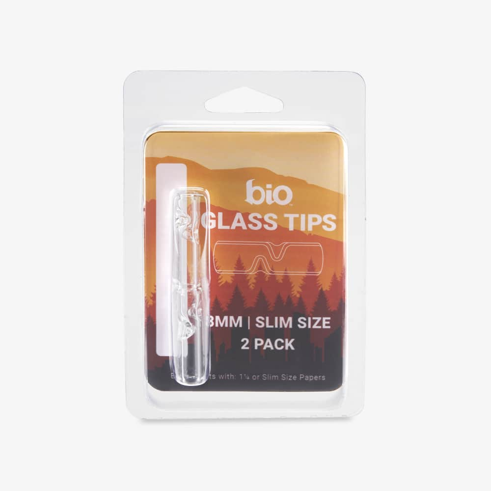 Biohazard 2 Pokes Style Glass Tip 2pk – 8mm Slim Size - 100ct