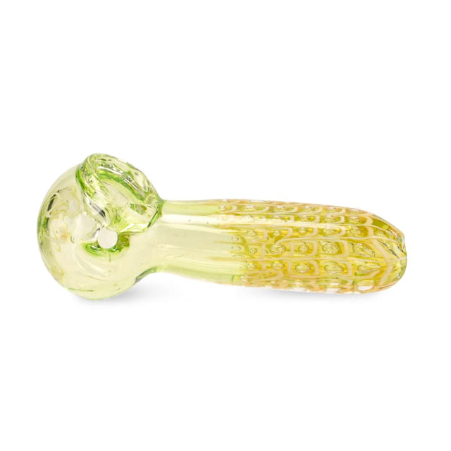 Custom Glass 3.5” Lime Slyme Spoon Hand Pipe