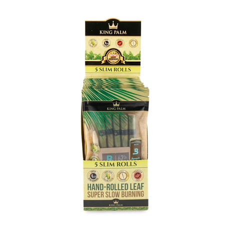 King Palm Slim Size Natural Pre-Rolled 5pk Leaf Tubes - 15ct