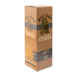 Zig Zag 98s Size Unbleached Mini Bulk Cones  100ct