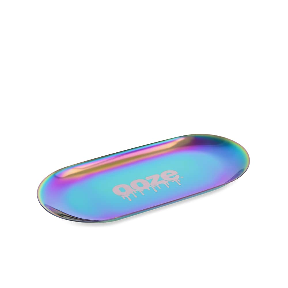 Ooze Rolling Tray - Metal - Aura Rainbow